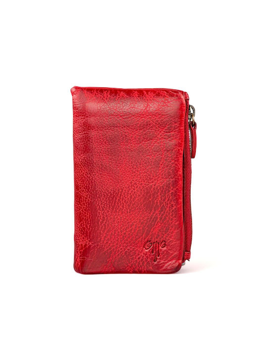 Kion Large Leather Women's Wallet Red