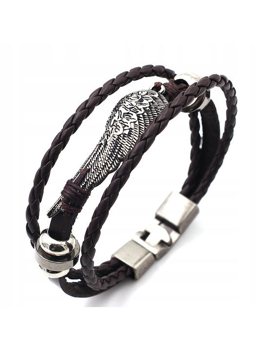 Herrenarmband Schwarz Ecoscraft Gold 449