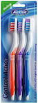 Beauty Formulas Manual Toothbrush 3pcs