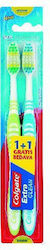 Colgate Οδοντόβουρτσα Medium 2τμχ