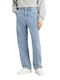 Stay Ανδρικό Παντελόνι Τζιν με Loose Straight Εφαρμογή Med Indigo