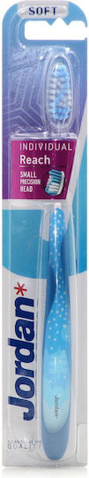 Jordan Individual Reach Soft Toothbrush Blue Trees (1τμχ) - Μαλακή Οδοντόβουρτσα