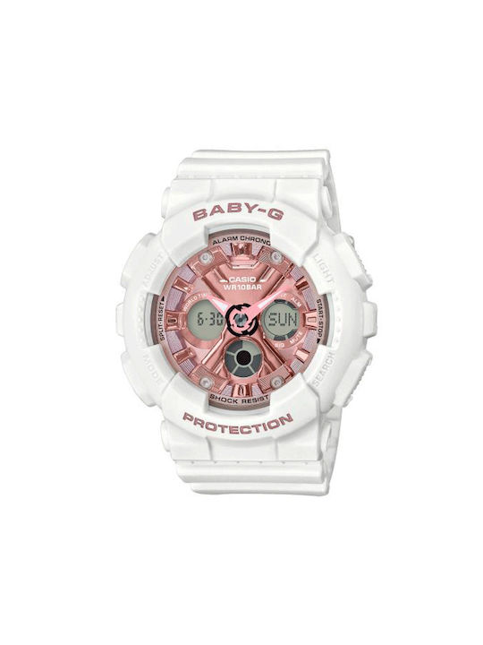 Casio Baby-g Uhr in Weiß / Weiß Farbe
