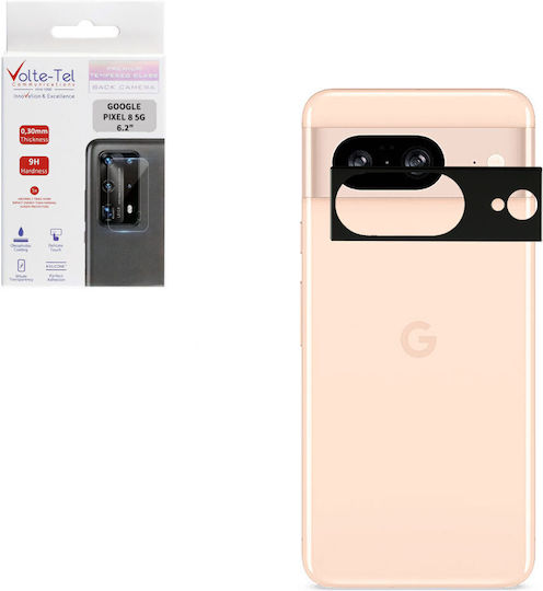 Volte-Tel Προστασία Κάμερας Tempered Glass Μαύρο για το Realme 8 5G