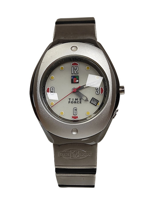 Time Force Damen Uhr mit Gray Metallarmband