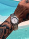 Intima Moda Damen Uhr mit Silber Metallarmband