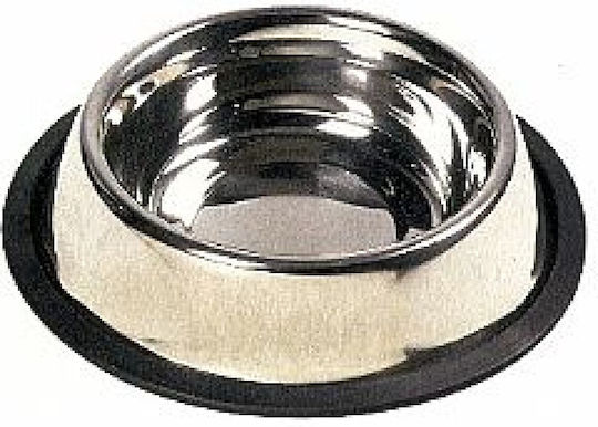 Stainless Steel Food and Water Bowl for Dog and Cat 1L 17cm