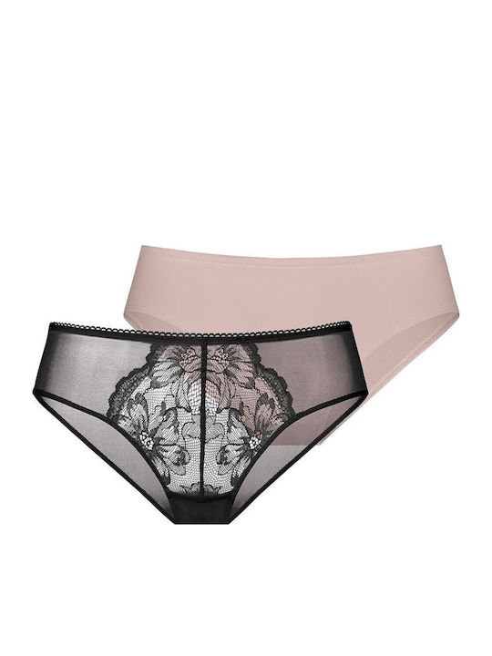 Γυναικεία Slip 2Pack Μαύρα