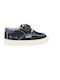 Kids Sneakers with Scratch Navy Blue