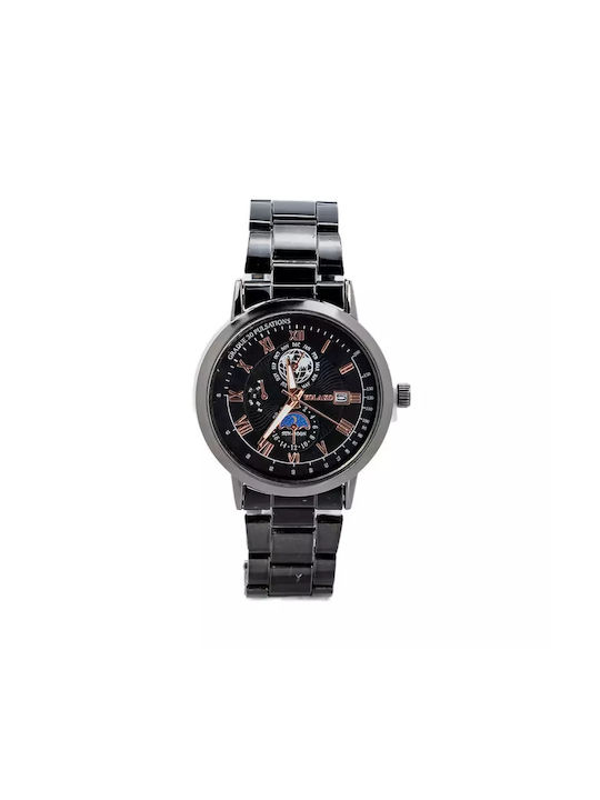 Nora's Accessories Uhr in Schwarz Farbe