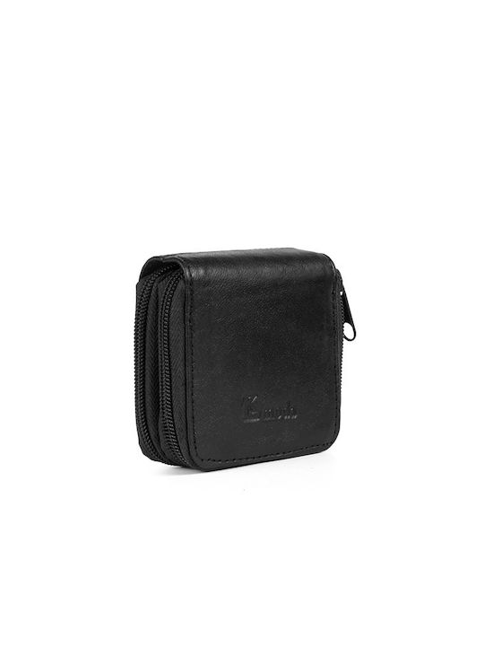 LKmoda Herren Brieftasche Klassiker Schwarz