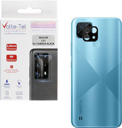 Volte-Tel Protecție Cameră Tempered Glass Black pentru Realme C21 DBX63DE58EA