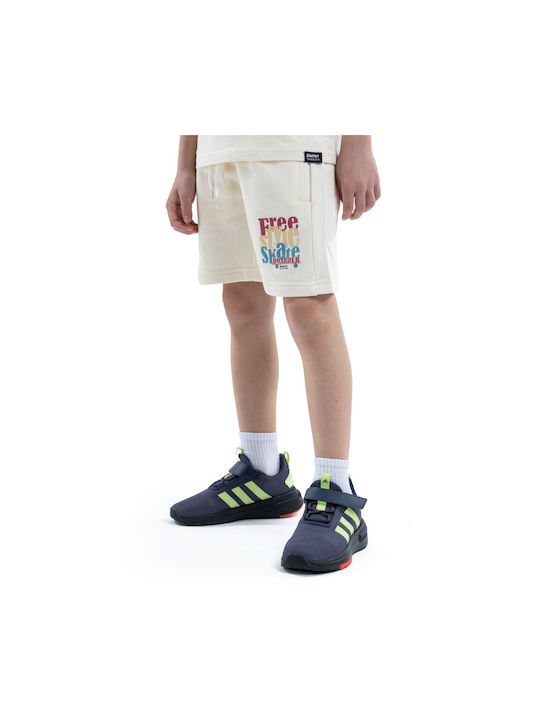 District75 Kids Athletic Shorts/Bermuda Ecru