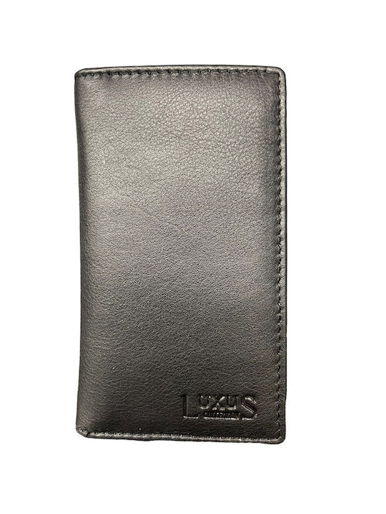 Luxus Men's Leather Wallet with RFID Black