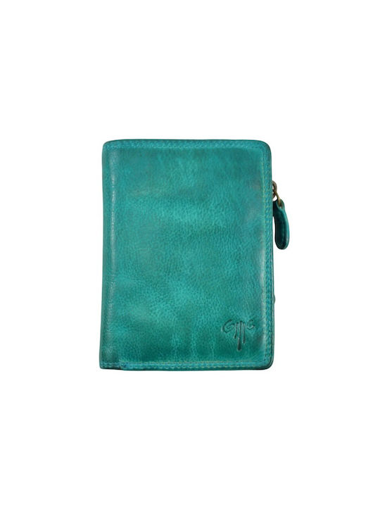 Kion Men's Leather Wallet Turquoise