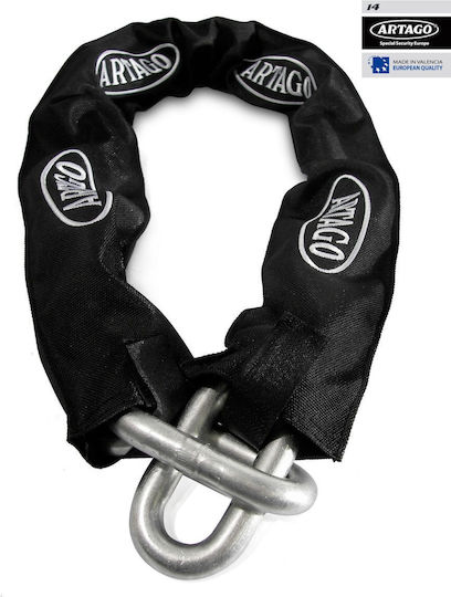 Artago Anti-Diebstahl-Kette Motorrad Schwarz Farbe