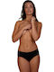 Γυναικεία Slip 2Pack χωρίς Ραφές Μαύρα