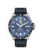 Patrouille De France Watch Automatic with Black / Black Leather Strap