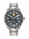 Patrouille De France Herrenuhr 40mm Batterie mit Silber Metallarmband