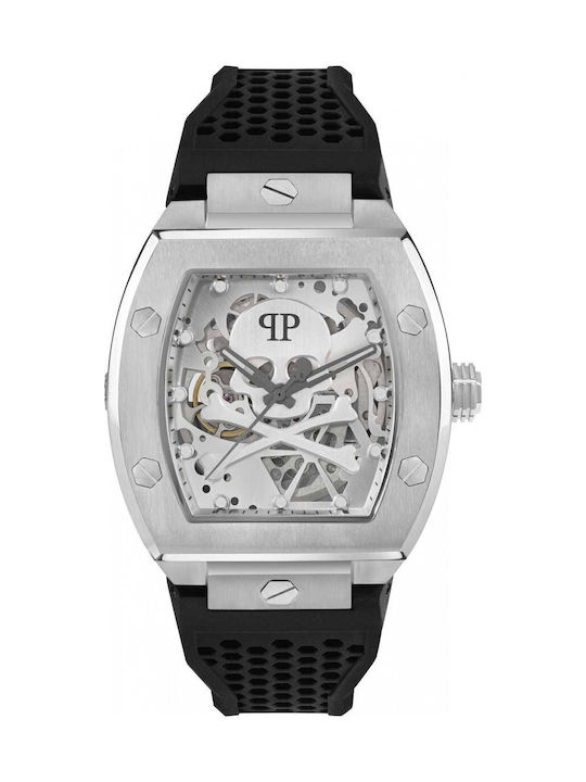 Philipp Plein The Skeleton Herrenuhr 44mm Autom...