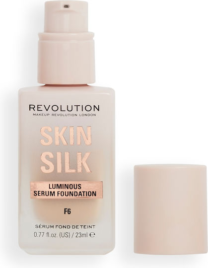 Makeup Revolution Silk Serum Foundation 23ml (verschiedene Nuancen) - F6