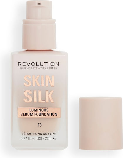 Makeup Revolution Silk Serum Foundation 23ml (различни нюанси) - F3