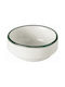By Bone Serving Bowl Round made of Porcelain White with Diameter 14cm