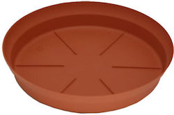 11027601 Round Plate Pot Terracotta 30x30cm