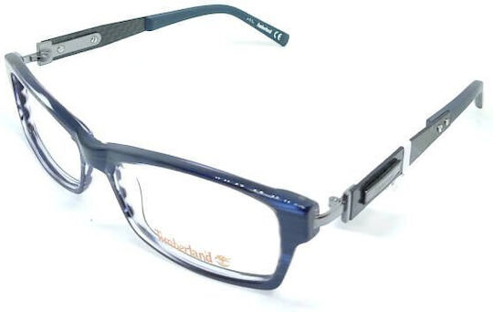 Timberland Männlich Kunststoff Brillenrahmen Blau 1251 092