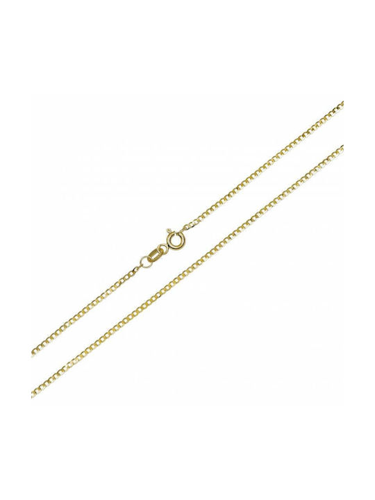 Goldene Kette Nacken 14K