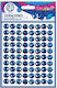 Astra Autocolant decorativ pentru proiecte DIY Blue