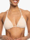 Triangle Bikini Top Tiki Tri with Adjustable Straps Beige