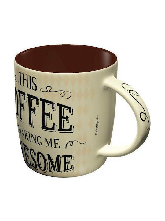 Tsironis Mug Beige 330ml