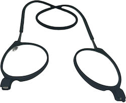 Lumia Optics Reading Glasses +2.50 with Magnet in Black color ESRBLACK1003250