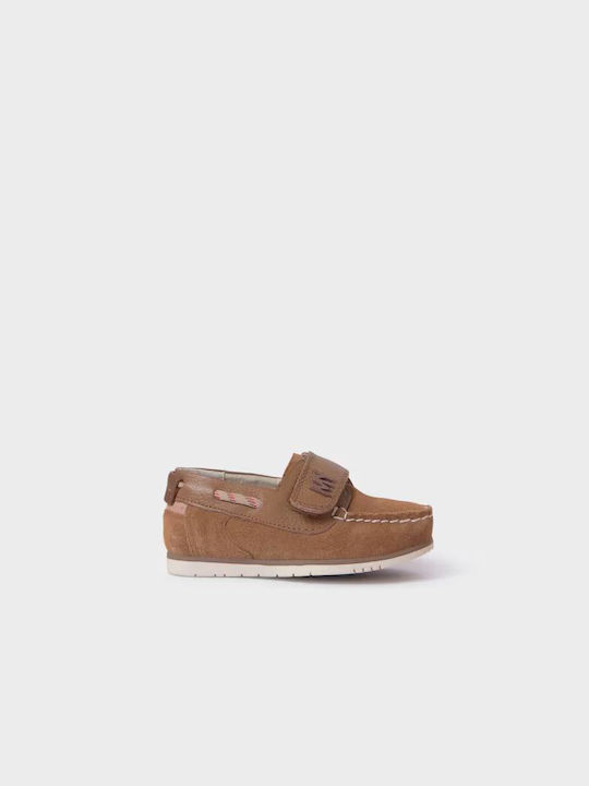 Mayoral Boys Suede Moccasins Beige