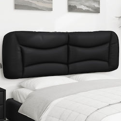 vidaXL LED Headboard Cushion in Black Faux Leat...