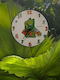 Oxygen Kids Glass Wall Clock 30cm