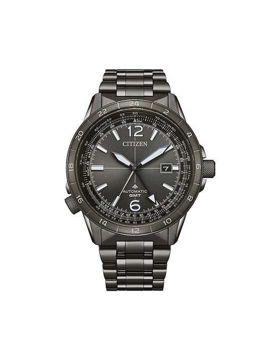 Citizen Watch Automatic with Black Metal Bracelet