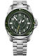Victorinox Journey 1884 Men's Watch Battery with Silver Metal Bracelet