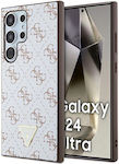 Guess 4g Triangle Back Cover Synthetic White (Galaxy S24 Ultra)