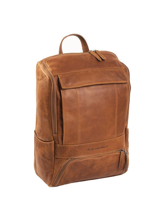 The Chesterfield Brand Men's Leather Backpack Tabac Brown 17.9lt