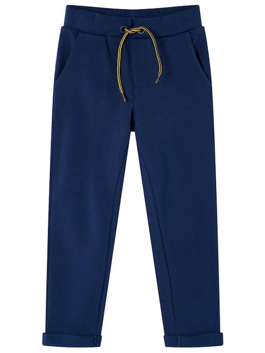 vidaXL Kids Sweatpants Navy Blue 1pcs