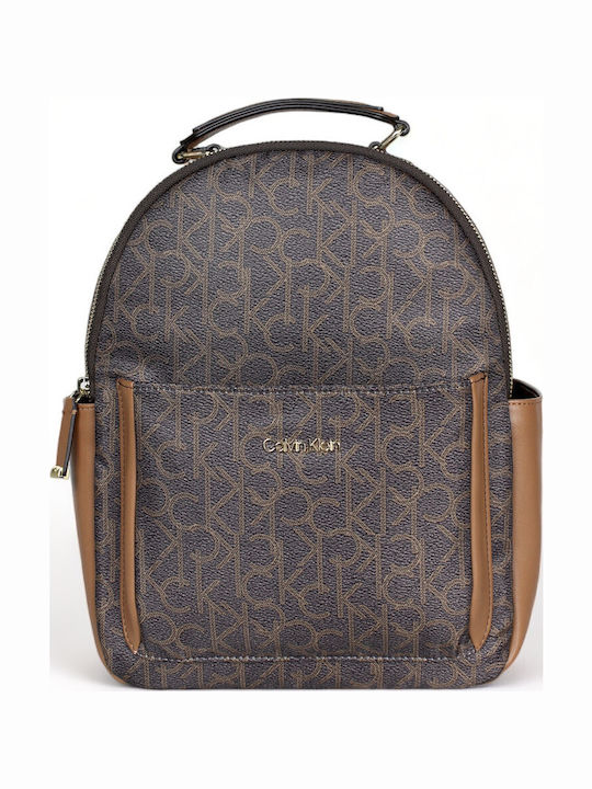 calvin klein brown leather backpack Estelle Novelty-Backpack, Caramel Calvin Klein Garnet Logo Backpack in Brown Khaki Calvin Klein Backpack Brown