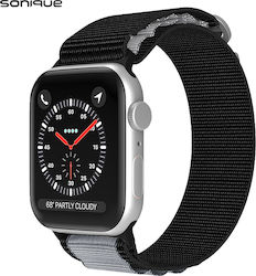 Sonique Strap Black (Apple Watch (42/44/45/49mm))