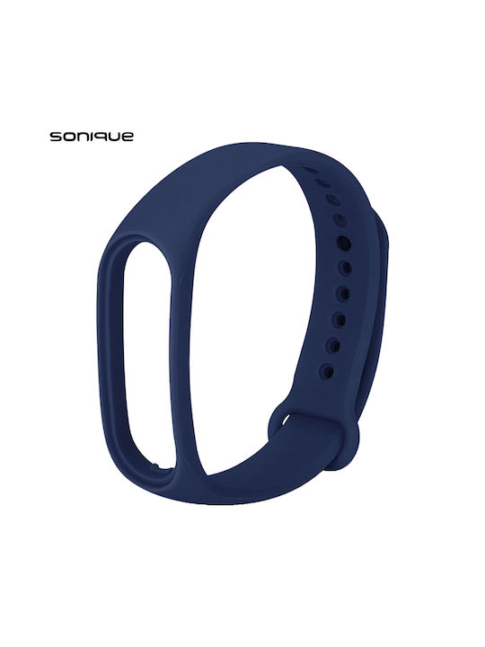 Sonique Color Armband Silikon Marineblau (Smart Band 7)
