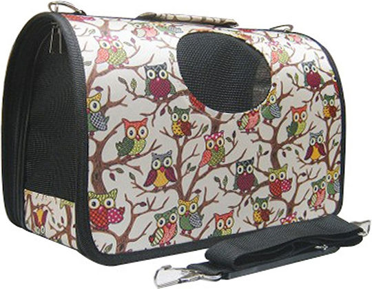 Dog/Cat Carrying White Shoulder Bag for 7kg Pets L23xW46xH30cm