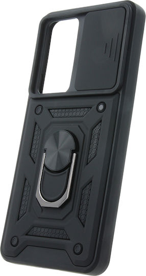 Back Cover Plastic / Silicone Magnetic Black (Xiaomi 12T / 12T Pro)