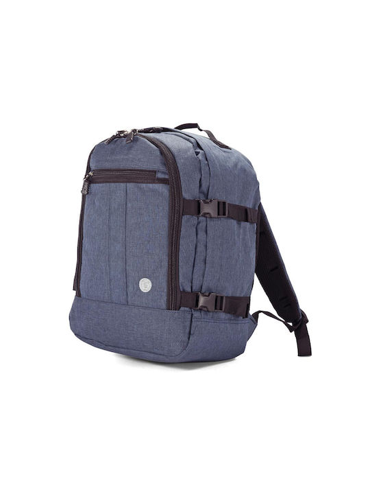 Benzi Men's Fabric Backpack Light Blue