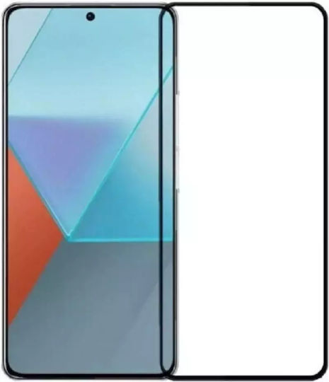 5D 0.3mm Full Face Tempered Glass Negru (Redmi Note 13 5G)