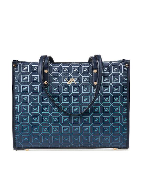 Women's Bag Shopper Shoulder Navy Blue